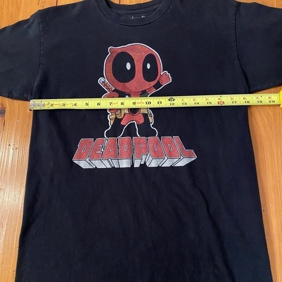 We Love Fine Deadpool Marvel Comics Mens Black T-Shirt Deadpool Image Size M - Picture 6 of 7